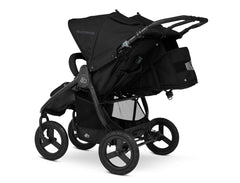 Bumbleride Indie Twin Stroller in Black  - Czarna Rama- Back View. New Collection 2022.