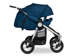 Bumbleride Indie Twin Stroller in Maritime Blue - Infant Mode. New Collection 2022.