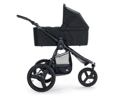 2020 Bumbleride Speed Jogging Stroller with Matte Black Indie / Speed/ Era Bassinet Attached (fabric removal optional) - Global